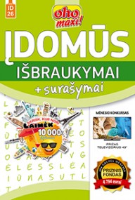 ID26 oho maxi! Įdomūs išbraukymai + surašymai 2024 Sausis Nr. 1 virselis